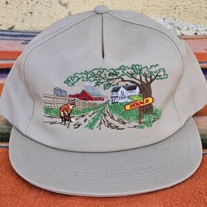 Vintage Dekalb K-Products Embroidered Fox Trucker Snapback Hat